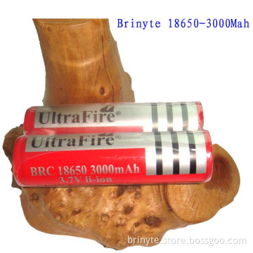 Ultrafire Brc Protected 3.7V Rechargeble Cell 18650 3000mAh